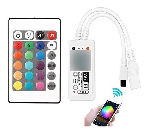 Controle E Controladora Wifi P/ Fita Led Rgb - Magic Home