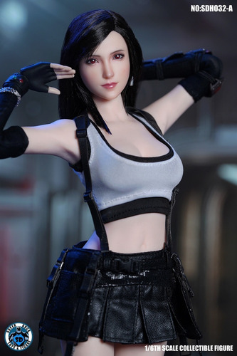 Imagen 2 de 5 de Tifa Lockhart Cabeza Sdh032a Super Duck Escala 1/6 Pale