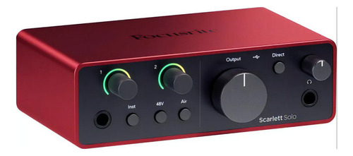 Focusrite Scarlett Solo 4ta Gen Interfaz De Audio Usb