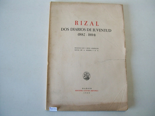 Rizal - Dos Diarios De Juventud (1882 - 1884)