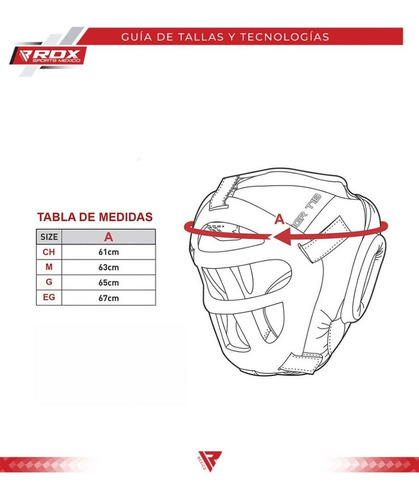 Careta Con Barra T2 Rdx Sparring Mma Box