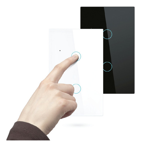 Interruptor Inteligente Wifi 2 Canal Tuya Smart Tactil Touch