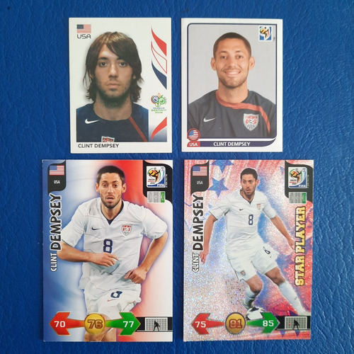 Tarjetas Panini Clint Dempsey Selección U.s.a. Futbol 