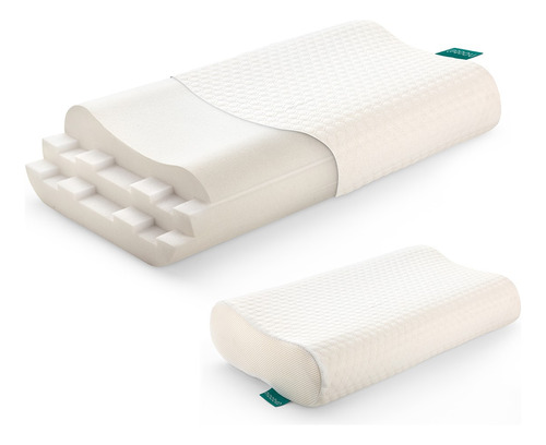 Almohada Viscoelastica Noobe Memory Foam Altura Ajustable