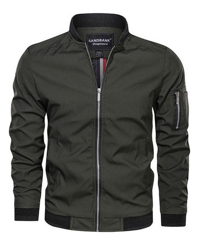 Chaqueta Bomber De Talla Grande Para Hombre, Ropa Ajustada