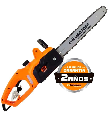 Imagen 1 de 8 de Electrosierra Motosierra Lusqtoff 2000w Espada 40cm Esl200-8