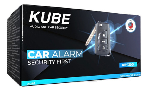 Alarma Para Auto Kube Código Variable Con Llave Universal 