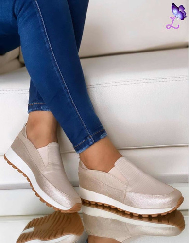Mocasín Para Dama Calzado Casual Zapato Bajito Dama