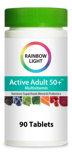Suplemento Multivitaminico Rainbow Light Active Adulto 50+