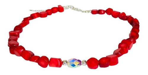 Collar De Coral Rojo