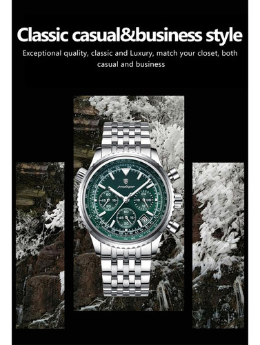 Reloj Deportivo De Cuarzo Para Hombre Acero Inoxidable