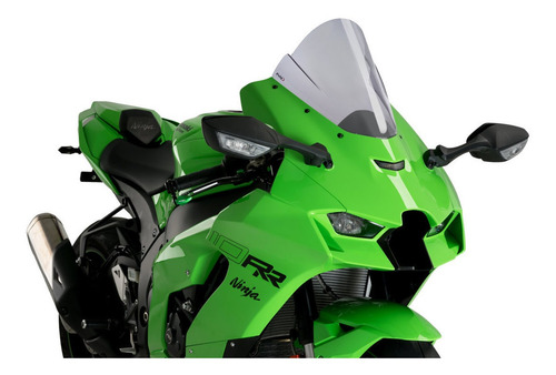 Imagem 2 de 7 de Bolha Puig Kawasaki Zx10rr Zx 10 2021 2022 Racing Fumê Claro