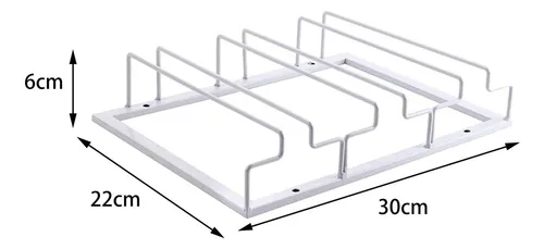 1 Estante Para Copas Debajo Del Estante Cocina Colgante De 3