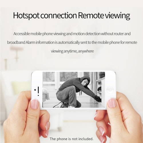 Mini Câmera Wi-fi Portátil: 1080p, Visão Noturna, Movimento