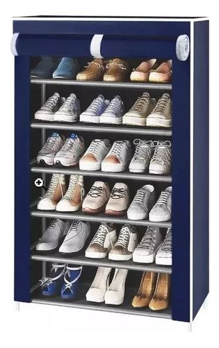 Zapatera Cafe De 6 Niveles: Closet Organizador Para 18 Pares