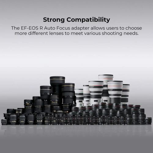 Adaptador Rf Ef/ef-s Camera Canon Eos R Autofoco K&f Concept 6.5 Cm 5 Cm