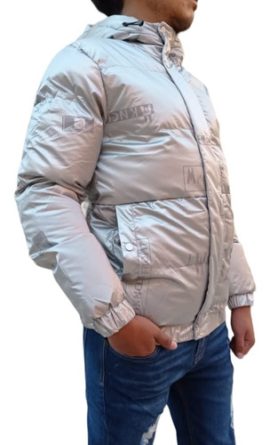 Imagen 3 de 5 de Chamarra Para Hombre Termica Slim Biker Cazadora Chaqueta