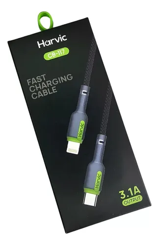 Cable Tipo C A Lightning Compatible Apple Nylon 1 Metro
