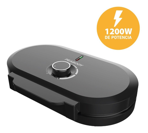 Imagen 3 de 10 de Waflera Peabody 1200 W Espacio Guardacable Para 2 Waffles