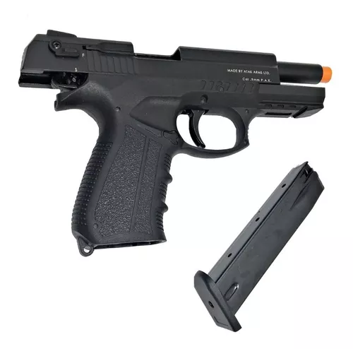 Pistola Detonadora Zoraki 2918 Salva 9mm Fogueo Negra
