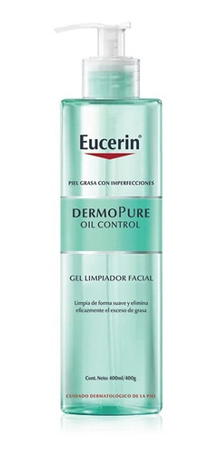 Eucerin Dermopure Oil Control Gel Limpiador X 200 Ml Momento De Aplicación Día/noche Tipo De Piel Grasa