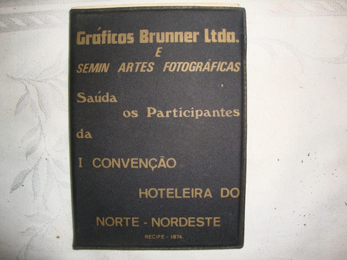 Convenção Hoteleira Recife 1974 Slides Postais Cartão Raro