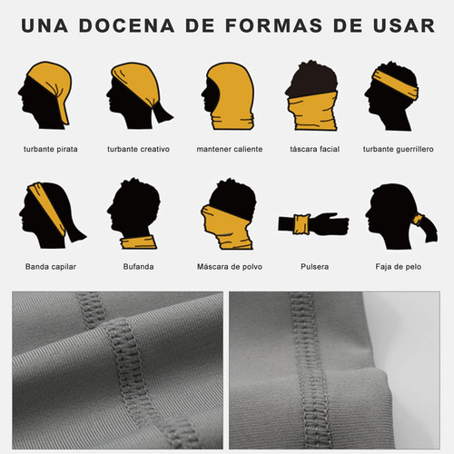4 Pcs Bandanas Deportivas Para Hombre Y Mujer, Bufandas