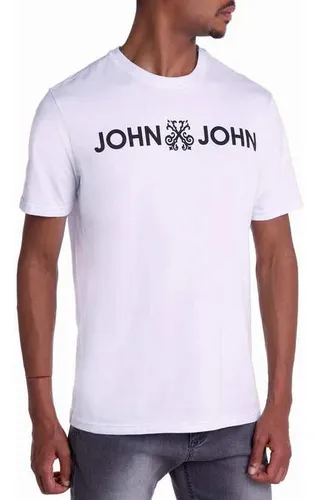 Camiseta Regular Fit Basic Branco John John
