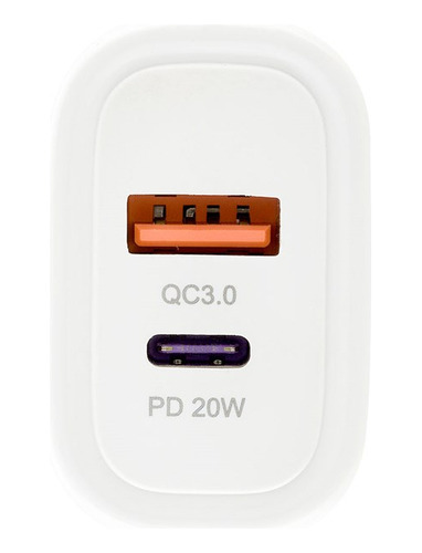Carregador Turbo I2go 1 Saída Usb-c 20w + Saída 1 Usb-a 18w