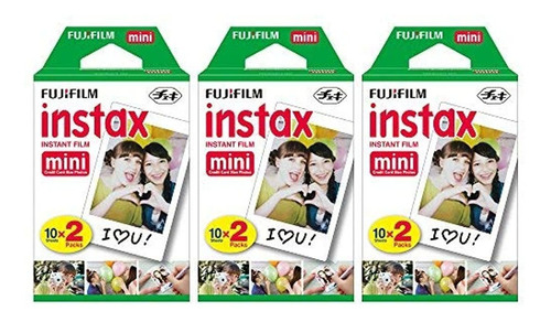 Película Instantánea Fujifilm Instax Mini (3 Paquetes Indivi