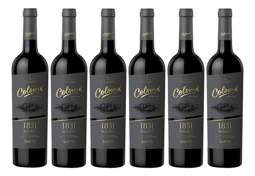 Vino Colomé 1831 Malbec 750 Ml Valles Calchaquies X 6 U