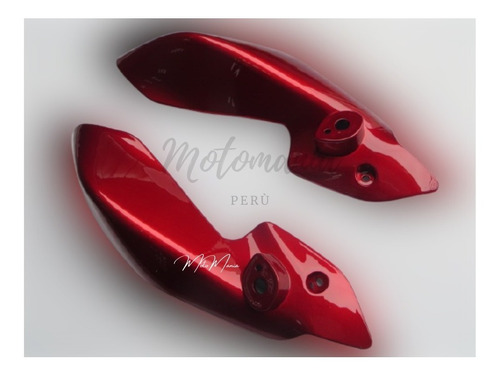 Tapa Lateral Faro Delantero Rojo  Para  Moto 200ns Pulsar