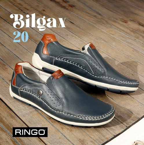 Imagen 6 de 8 de Zapato De Cuero Hombre Urbano Ringo Art: Bilgax Moda Confort