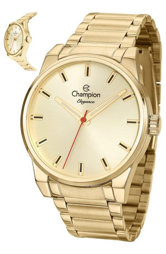 Relógio Champion Feminino Dourado Cn27590g