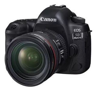 Canon EOS 5D Mark IV 24-70mm IS USM Kit DSLR color negro