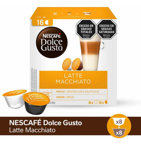 Caja Capsulas Latte Macchiato Dolce Gusto Capsuland Oficial