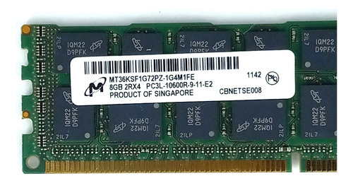 Memoria Servidor Micron 8gb 10600r Mt36ksf1g72pz-1g4m1fe