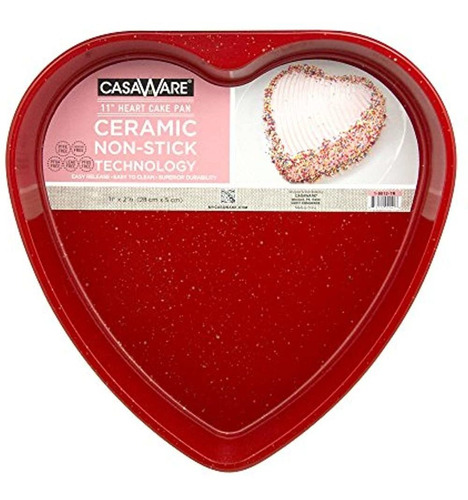 Casaware Recubierto De Ceramica Nonstick 11inch Heart Pan G