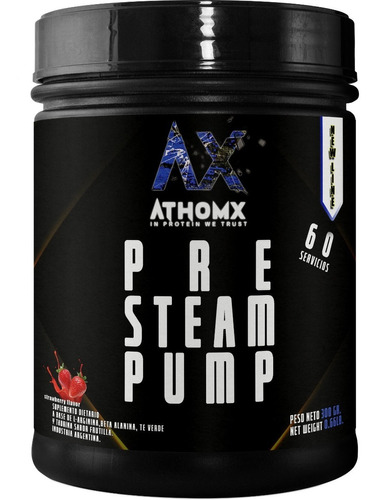 Pre Steam Pump Athomx Pre Entreno 60 Servings 300 Gr