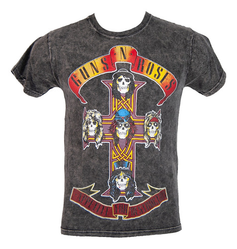 Guns N Roses Remera Batik Appetite Hard Rock Slash Axl