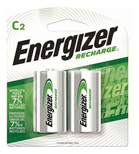 Energizer Pilas Recargables C2 (2 Unidades)