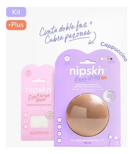 Cubre Pezón Más Cinta Adhesiva Invisible Ropa Doble Faz