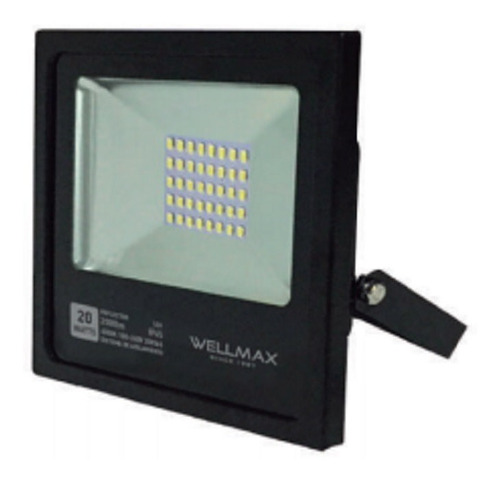 Reflector Led 20w Sistema Aislamiento 6500k Ip65 Wellmax 