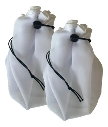 comprar Kit 2 Coador Voal Voil Para Leite Queijo Vegetais Suco Kefir