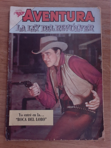 Cómic Aventura La Ley Del Revolver Número 251 Editorial Sea Novaro 1962