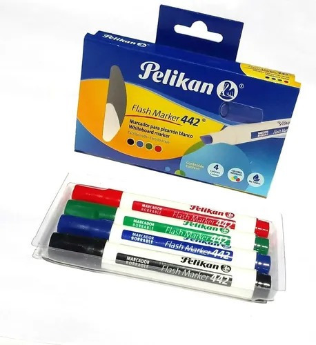 Marcador Pelikan 30280400 Flash Marker 442 C4 Colores /vc
