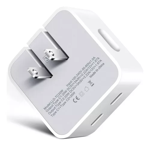 Cargador iPhone Original Tipo C Para iPhone 15 Plus De 35 W