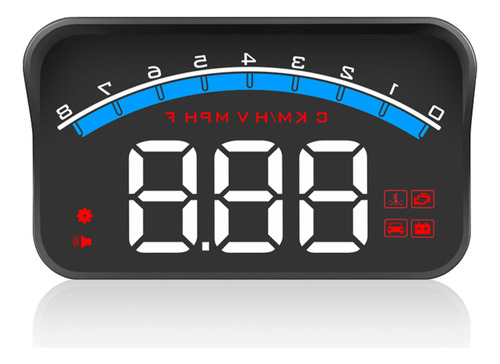 Tacómetro Head Up Display Head Ii Temperatura/voltaje Odb