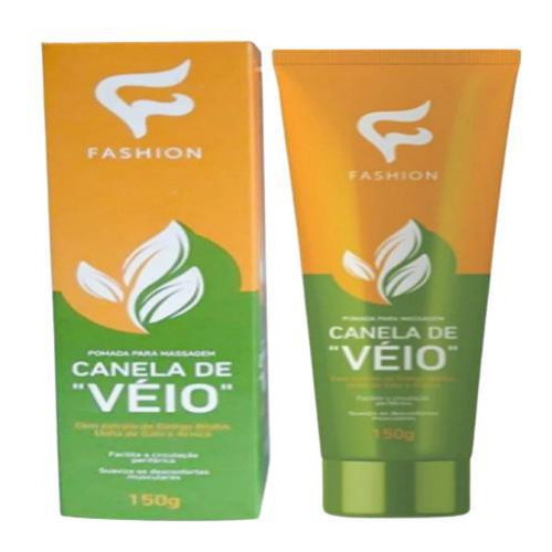 Kit 3 Pomada Para Massagem Canela De Véio - 150g Fashion