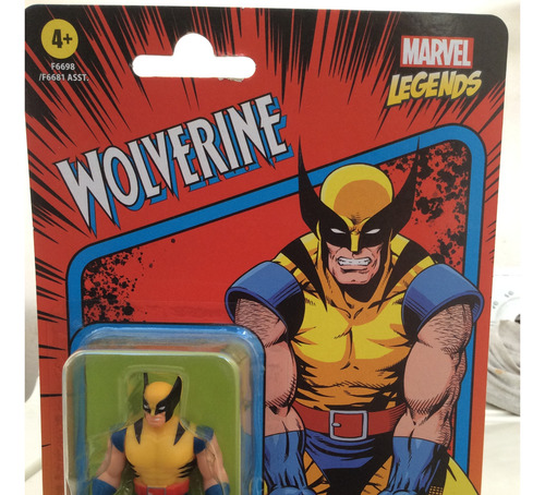 Marvel Legends Retro: Wolverine 3.75 Pulgadas (Usado)